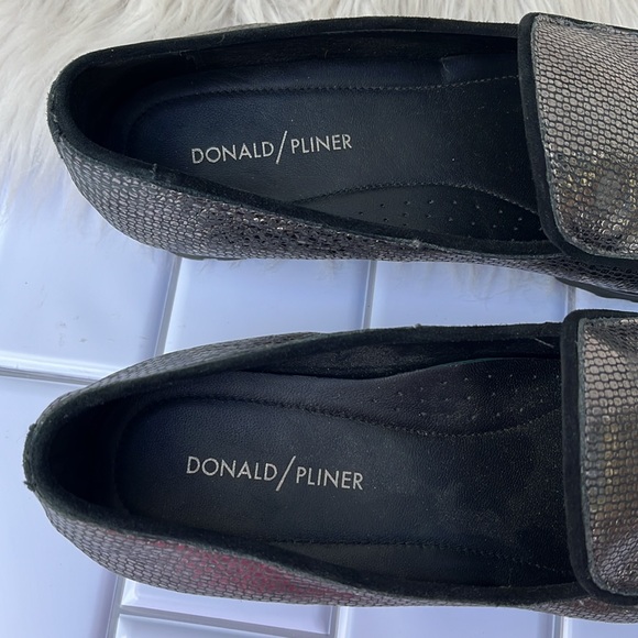 Donald J Pliner ELEN Metallic Platform Loafers Sz: 9.5M - Picture 13 of 16